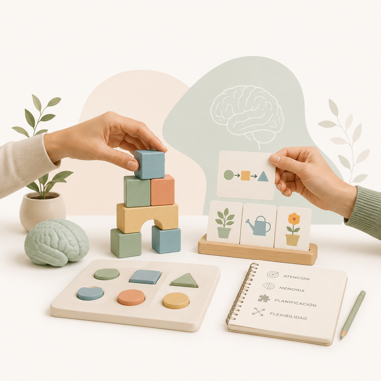 Instrumentos y materiales para pruebas cognitivas
