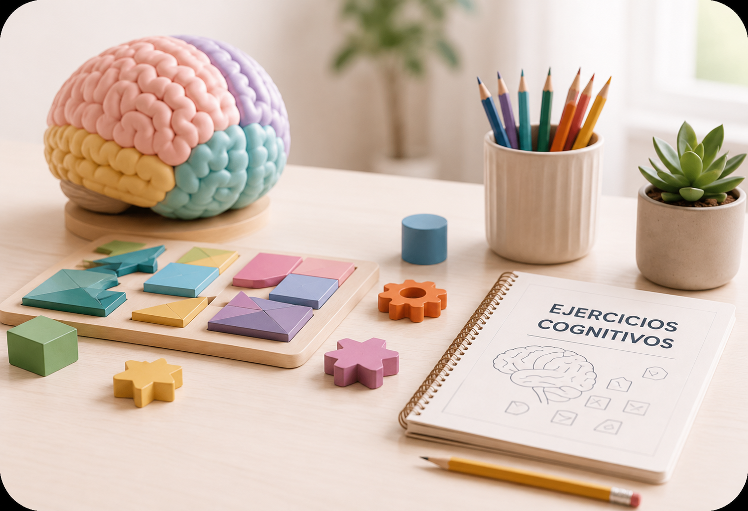 Materiales de rehabilitación neuropsicológica y ejercicios cognitivos